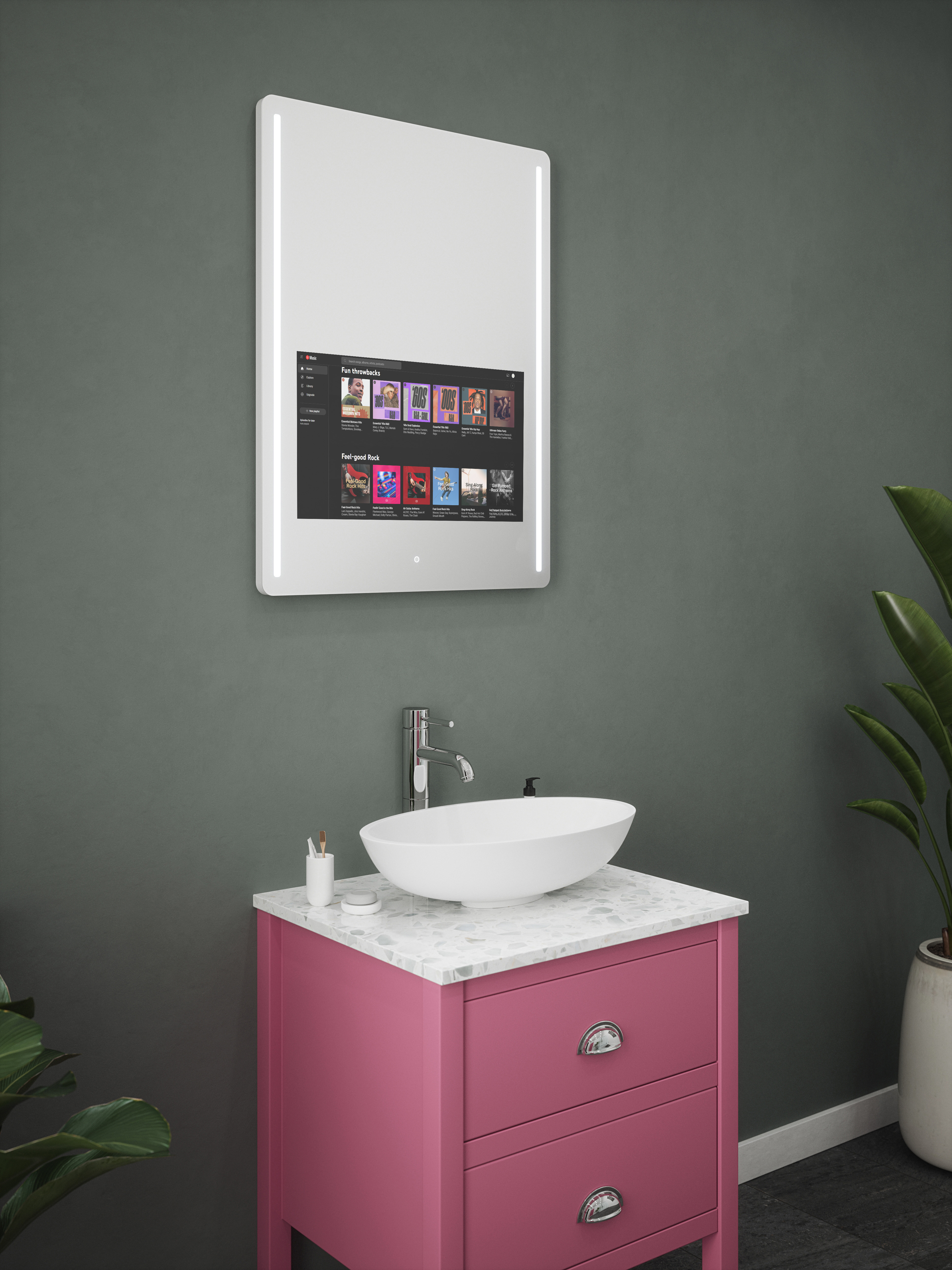 Skylar Smart Tech Tunable LED Mirror - Sycamore B2B
